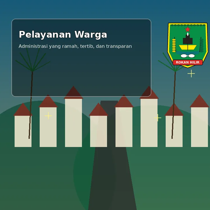 Ilustrasi pelayanan Kepenghuluan Bagan Batu